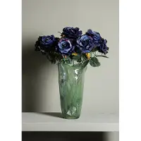 Ptmd collection PTMD Rose Flower Dark Blue Rose Stem