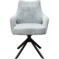LC Home draaistoel Livrono geweven stof 2 stuks