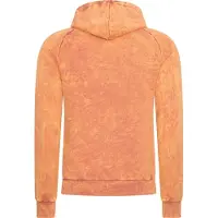 Rusty neal Gewassen hoodie met een used look