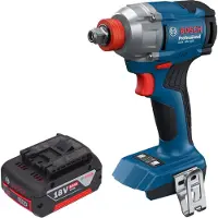 Bosch GDX 18V-285 Professional accu-slagschroevendraaier 18 V 285 Nm 1/4'' borstelloos + 1x accu 5,0 Ah - zonder oplader