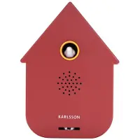 Karlsson Soundbox Koekoek Rood 12 X 7,5 X 11,5 Cm