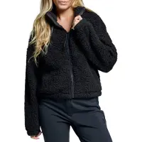 Poederbaas Vest Women Four Seasons Fluffy Jacket Black-M