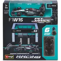 Bburago Mercedes-Benz Amg - Modelauto - Schaal 1:43 - Zwart/Turquoise