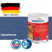 Remmers HK-Lazuur 3in1 Signaalblauw 0,75L – Premium Houtbeschermingsbeits voor Buiten – Oplosmiddelhoudend – UV- & Vochtwerend – Impregneer, Grondlaag & Beits in Eén