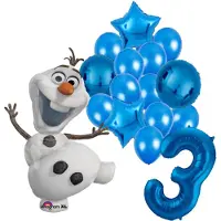 Amscan Olaf Frozen ballon set - 58x104cm - Folie Ballon - Olaf - Frozen - Themafeest - 3 jaar - Verjaardag - Ballonnen - Versiering - Helium ballon