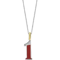 Ti sento Dames Hanger - 925 zilver - Cijfer 1 - Rood - 6841CR_1