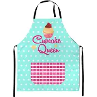 Ferocity - Kinderschort Universele kindermaat Schildersschort - met klittenband - Unisex - Cupcake