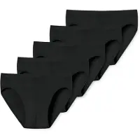 Schiesser Slip ' Cotton Serie ' zwart