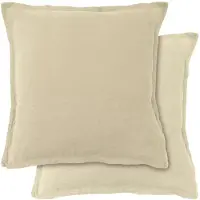 Matt & Rose Set Kussenslopen Ivoire - (2x) 65 x 65 cm - 100% Linnen