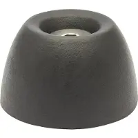 Wagner deurstopper OUTDOOR KNAUF EH 5200, Elaston, Ø 50 mm, hoogte 30 mm, schroefbaar, schokabsorberend, zwart