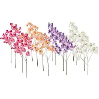 Emerald - Kunstbloem Pronkerwt 75cm - Set van 16 - Kunstplant voor binnen