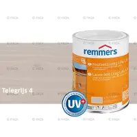 Remmers Long Life Houtbeits UV – telegrijs 4 – 0,75 Liter – Duurzame houtbescherming met maximale UV-bescherming