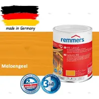 Remmers HK-Lazuur 3in1 Meloengeel 0,75L – Premium Houtbeschermingsbeits voor Buiten – Oplosmiddelhoudend – UV- & Vochtwerend – Impregneer, Grondlaag & Beits in Eén