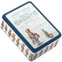 Gadeschi Nutcracker Amaretti - Italiaanse koekjes - Amaretti - Kerstblik - Nutcrackers - Kerstgeschenk - Kerst - Koekjesblik - Kerstcadeau - Kerstkado - Sintkado