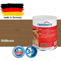 Remmers HK-Lazuur 3in1 Olijfbruin 0,75L – Premium Houtbeschermingsbeits voor Buiten – Oplosmiddelhoudend – UV- & Vochtwerend – Impregneer, Grondlaag & Beits in Eén