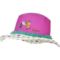 Playshoes Hoed 'Die Maus' karamel / petrol / neonroze / wit