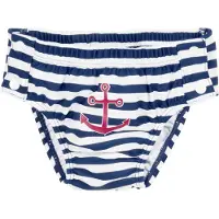Playshoes UV-bescherming 'Maritime' navy / donkerroze / wit