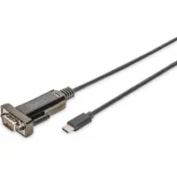 Digitus DA-70166 seriële kabel Zwart 1 m DB-9