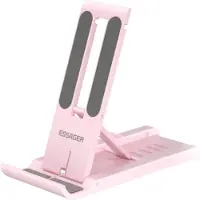 Adel ESSAGER Telefoonhouder Bureau Opvouwbaar Geschikt Voor Alle Modellen Van iPhone / Samsung / Honor / Lenovo / Xiaomi - Roze