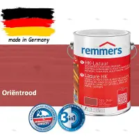 Remmers HK-Lazuur 3in1 Oriëntrood 2,5L – Premium Houtbeschermingsbeits voor Buiten – Oplosmiddelhoudend – UV- & Vochtwerend – Impregneer, Grondlaag & Beits in Eén