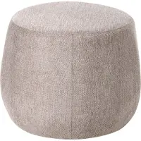 Beliani ASHTON - Poef - Taupe - Polyester