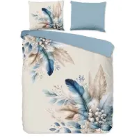 Pure Dekbedovertrek Micropercal Alva - blue 140x200/220cm