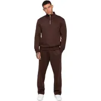 Enzo Milano | Heren Half-Zip Sweatshirt Trainingspak Set