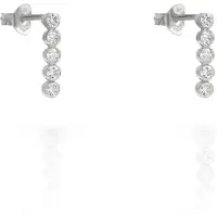 Orphelia 'Bling' Dames 925 Sterling Zilveren Oorbellen - Zilver ZO-7547