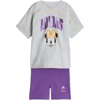 Adidas Sportpak 'x Disney Minnie Maus' grijs gemêleerd / lila / lichtoranje / zwart