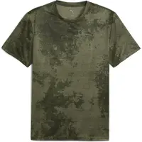 Puma Tad Essentials Aop Short Sleeve T-shirt Groen M Man