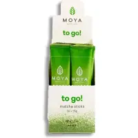 Moya Biologische matcha staafjes Matcha To Go! Daily, 24 stuks.