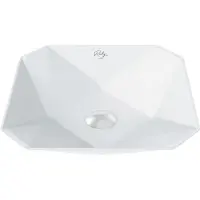 Boss & Wessing Waskom bws ruby tesso 40x11x40 cm glanzend wit