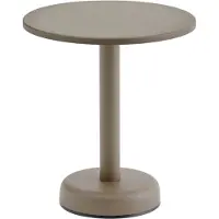 Muuto Linear Steel salontafel Taupe, Ø42x47 cm