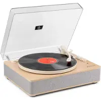 Fenton RP162S hifi retro platenspeler met Bluetooth in/out en speakers