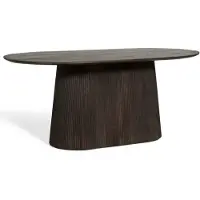Fonq Grand Eettafel Donkerbruin Mangohout - 200 x 100 cm