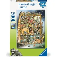Ravensburger puzzel Dieren collage - Legpuzzel - 100 XXL stukjes