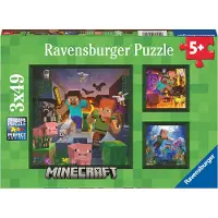 Ravensburger - Minecraft Biomes 3x49p - (10105621)