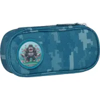 Beckmann Norway etui - ovaal - leeg - Jungle Game green - BE-114190A