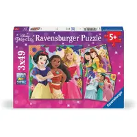 Ravensburger -Puzzle Disney Princess 3x49p