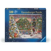 Ravensburger Puzzel The Christmas Shop 500 stukjes Karton Puzzel