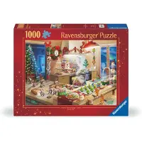 Ravensburger Merry Mischief – Kerst in de Keuken Puzzel – 1000 Stukjes