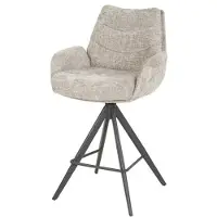 Hoyz Collection barstoel lounge rich zandkleur set van 2
