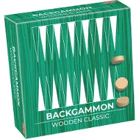 Tactic Backgammon in houten box