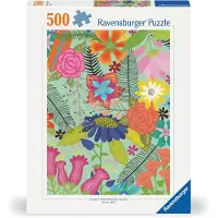 Ravensburger Puzzel, 500 stukjes - Bloemenjungle, 500 stukjes, Planten, Geschikt voor kinderen vanaf 12 jaar