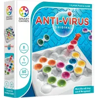 SmartGames Anti-Virus Original - Schuifpuzzel Denkspel - 60 Educatieve Logische Uitdagingen - Solospel - Vanaf 7 Jaar