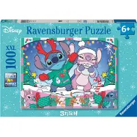 Ravensburger Puzzel Disney Stitch Christmas 100st Karton Puzzel