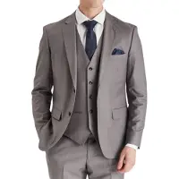 Paul Andrew Heren grijs maatpak blazer formeel jasje