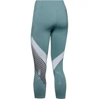 Under Armour Dames Rush Embossed Shine Crop Legging Strak 1351717 396