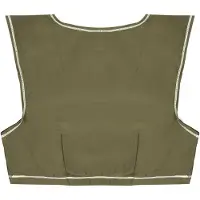 Nike Dri-Fit Sportbeha Fitness V-Hals Bruin Mouwloos Training Top 222665 204