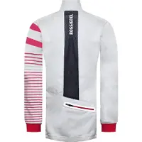 Rossignol lange mouwen Zip Up wit/rood Softshell jas voor dames RLFWJ22 100